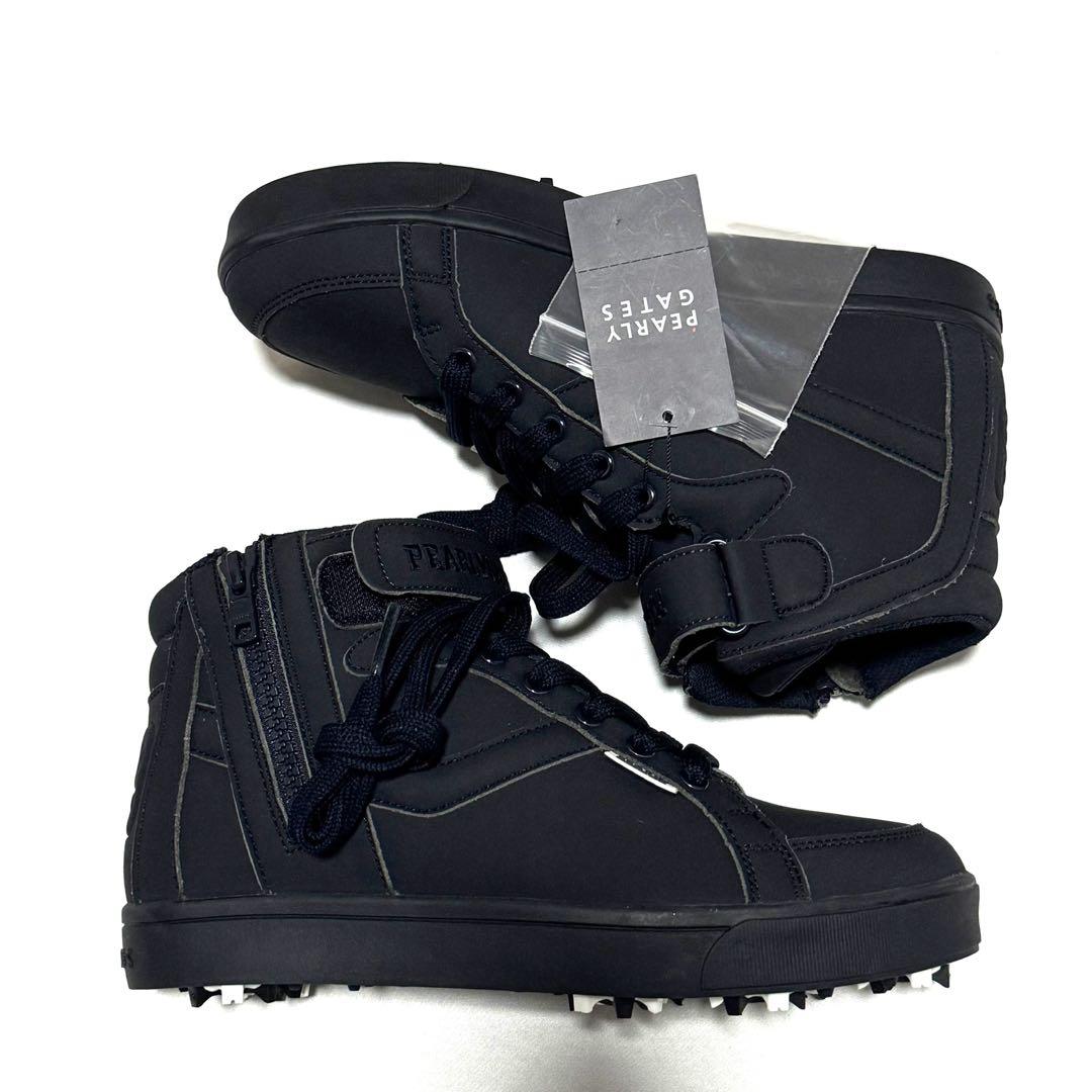 新品タグ付き　PEARLY GATES ハイカットゴルフシューズ 23cm