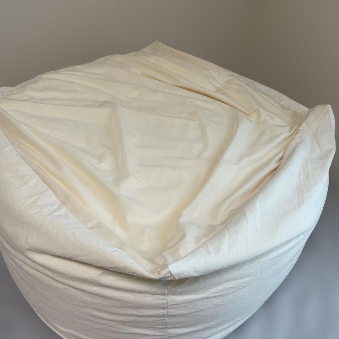 無印良品　体にフィットするソファ&カバー　生成 65×65×43cm