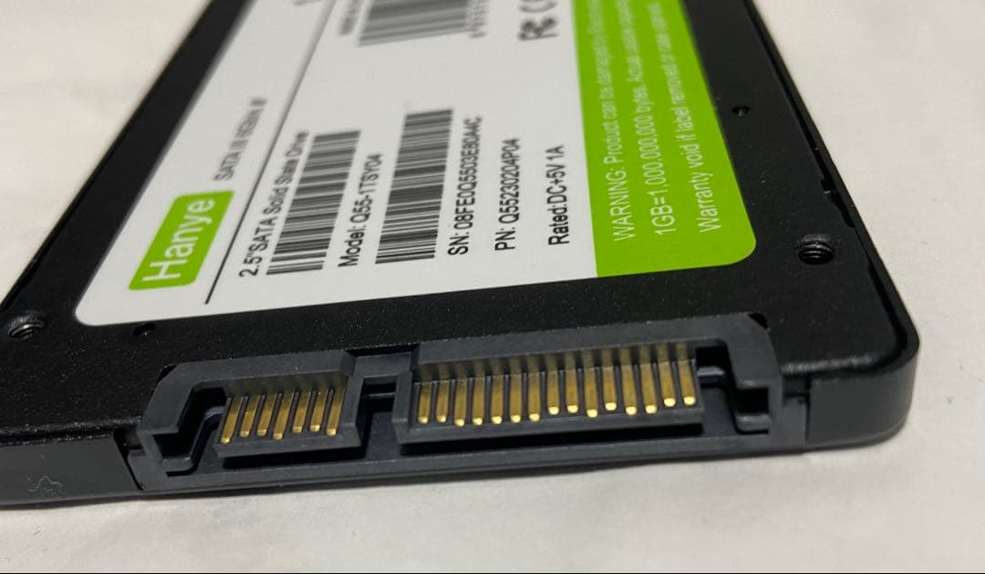 【使用時間7時間】Hanye Q55 1TB 内蔵型SSD 2.5インチ
