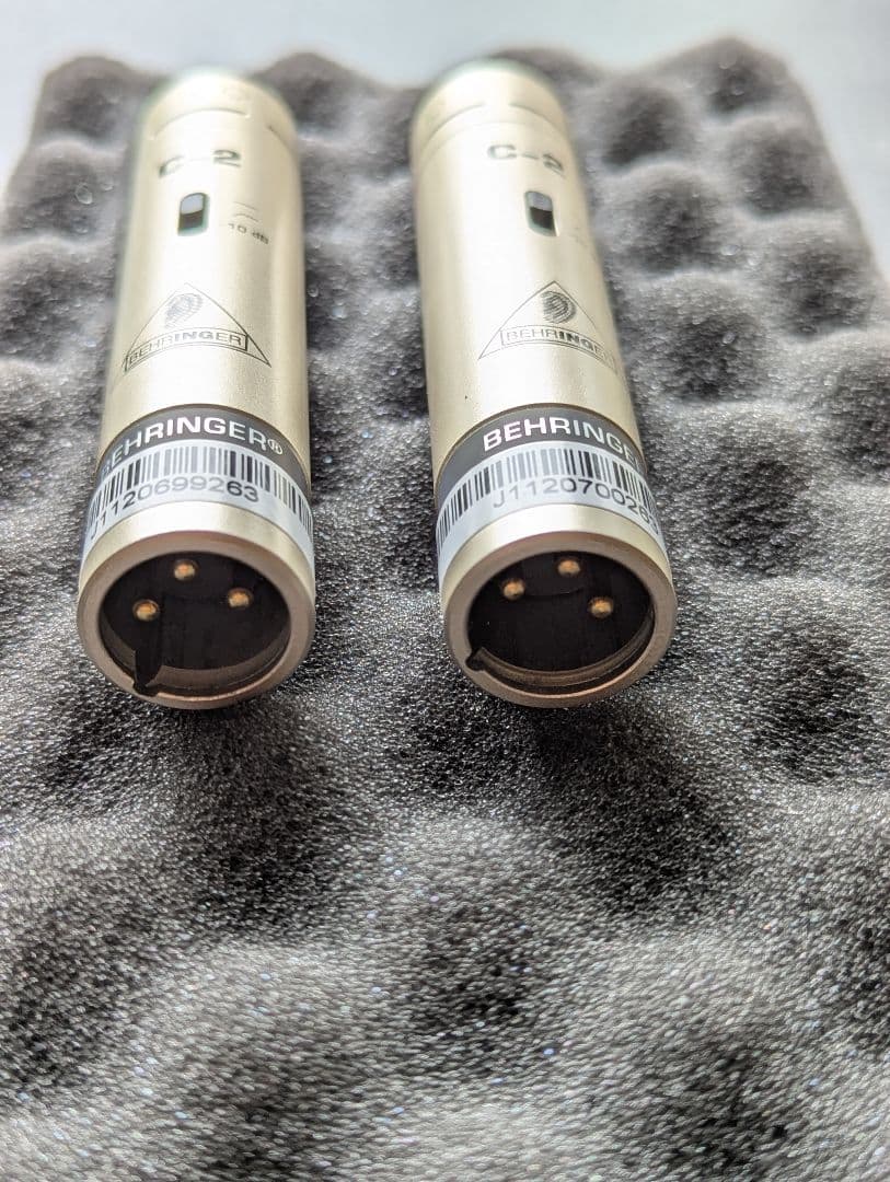 BEHRINGER C-2 コンデンサーマイク 2本セット　ほぼ未使用
