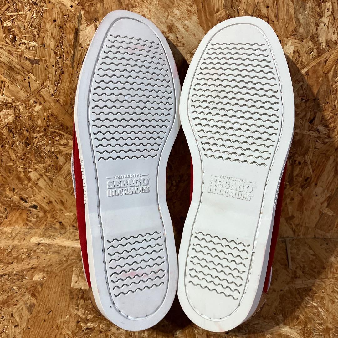 靴 SEBAGO SPINNAKER US9.5 27.5cm RED