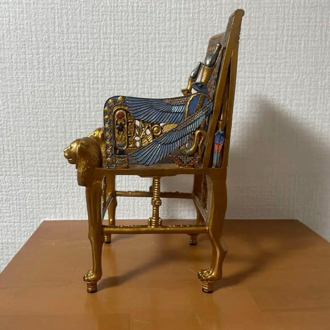 希少品　ツタンカーメン　ゴールデンスローン　オブジェ　玉座　ヴェロネーゼ社