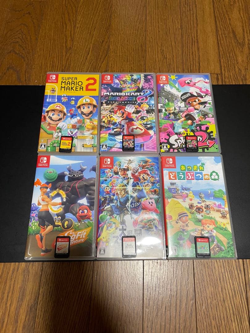 Nintendo Switch本体とゲームソフト6本セット