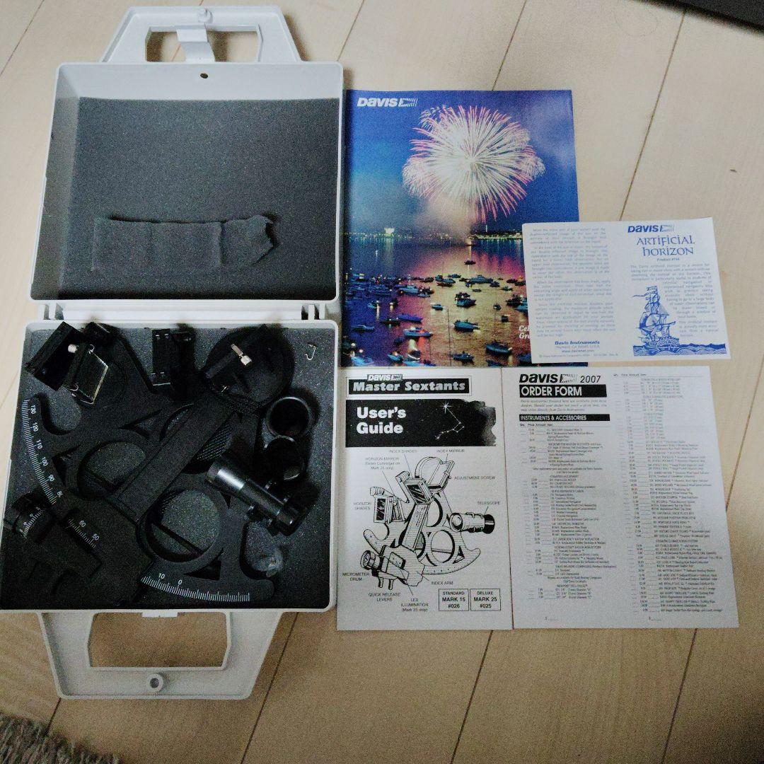 美品 Davis Master Sextant Mark3 六分儀ケース説明書付