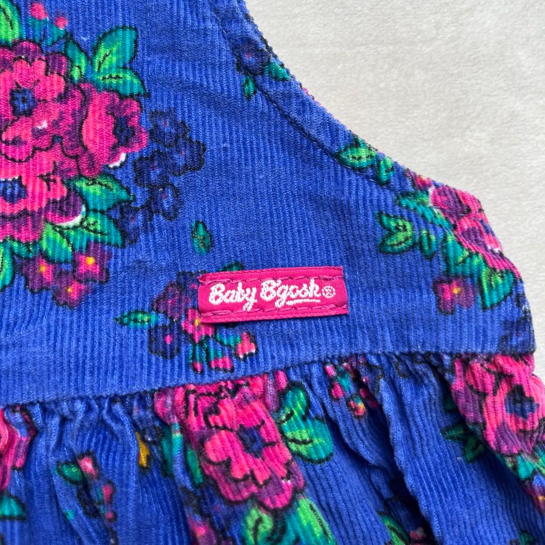 USA製 OSHKOSH baby b'gosh ワンピース コーデュロイ 花柄