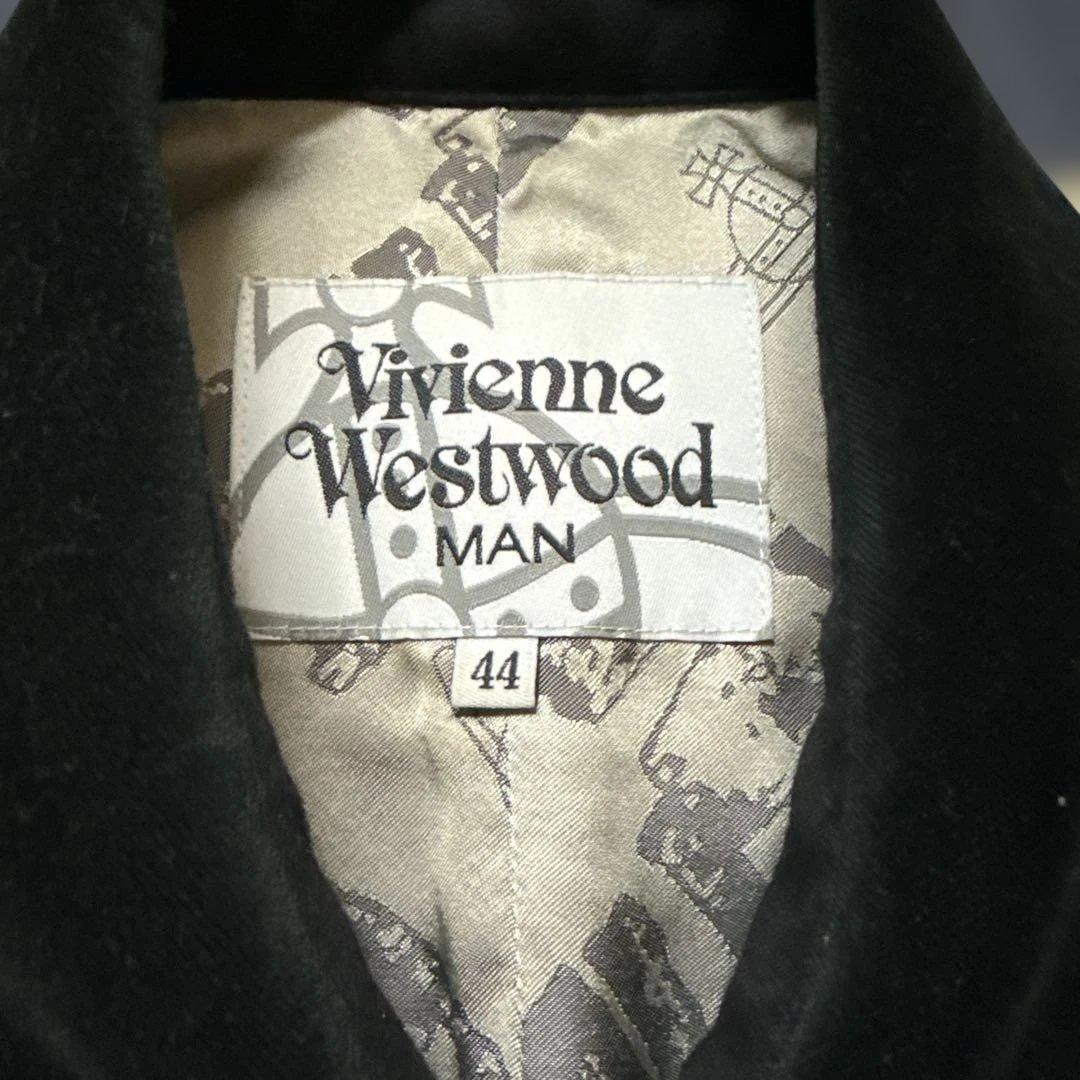 Vivienne Westwood MAN 黒 ベスト 銀ボタン　サイズ44