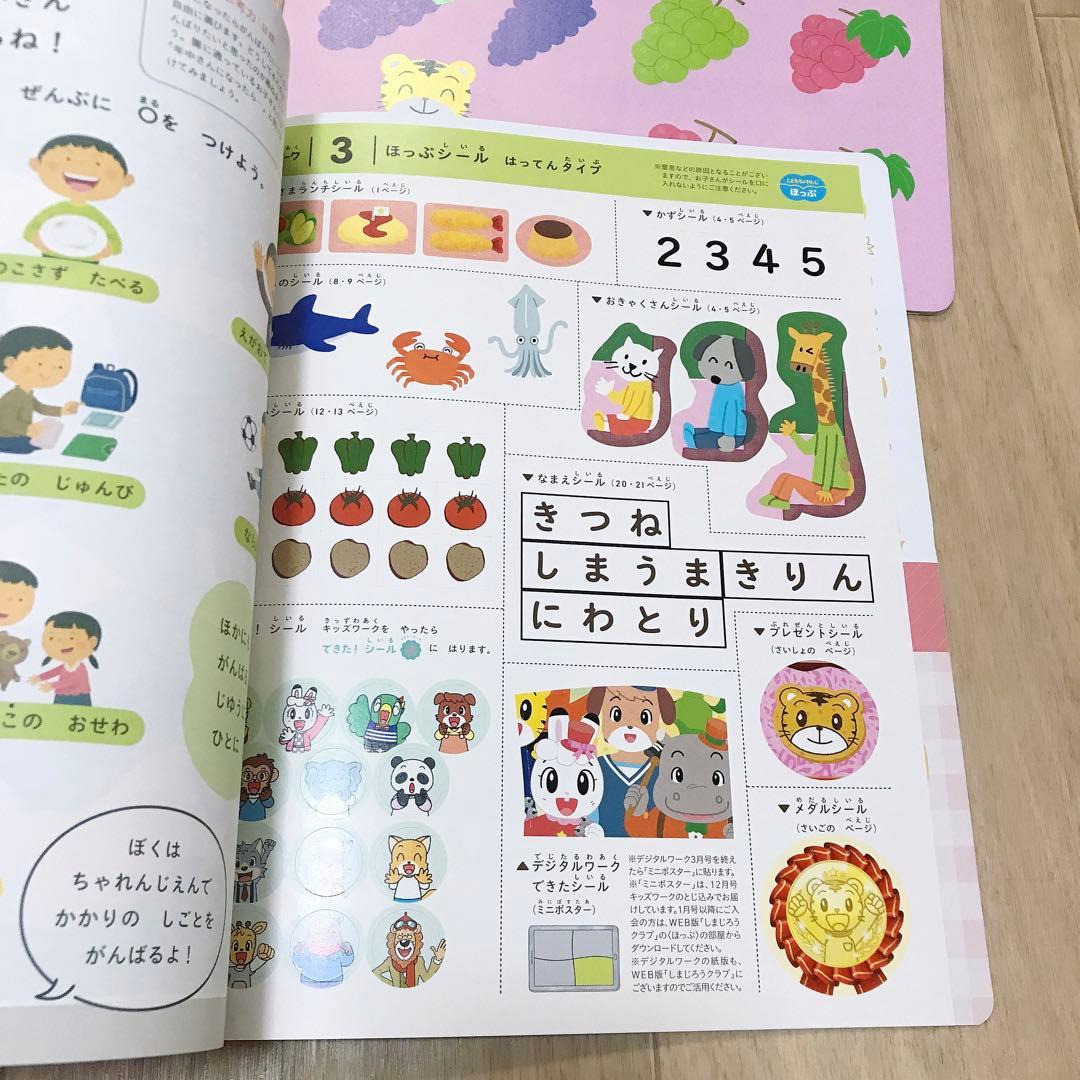 H001) こどもちゃれんじ　ほっぷ　キッズワーク　12冊セット　一年分