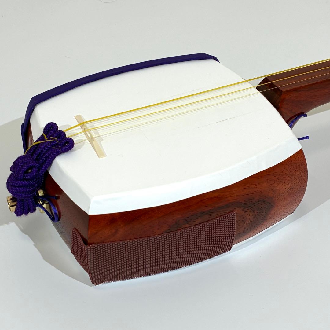 美品✨ 津軽三味線 太棹 花梨 破れなし バチ ハードケース付き