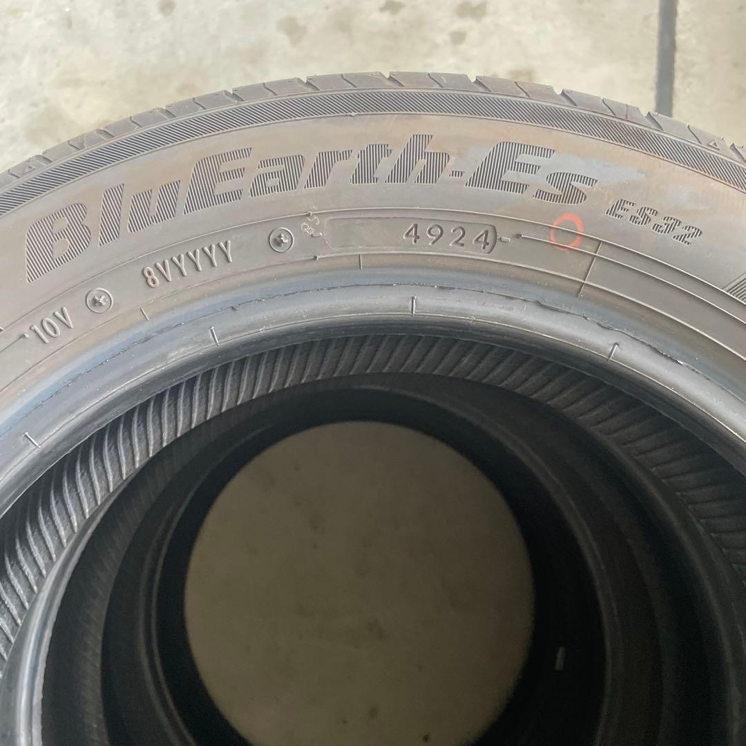 早い者勝ちブルーアース155/65R14 バリ山　24年製　中古　4本　値下げ