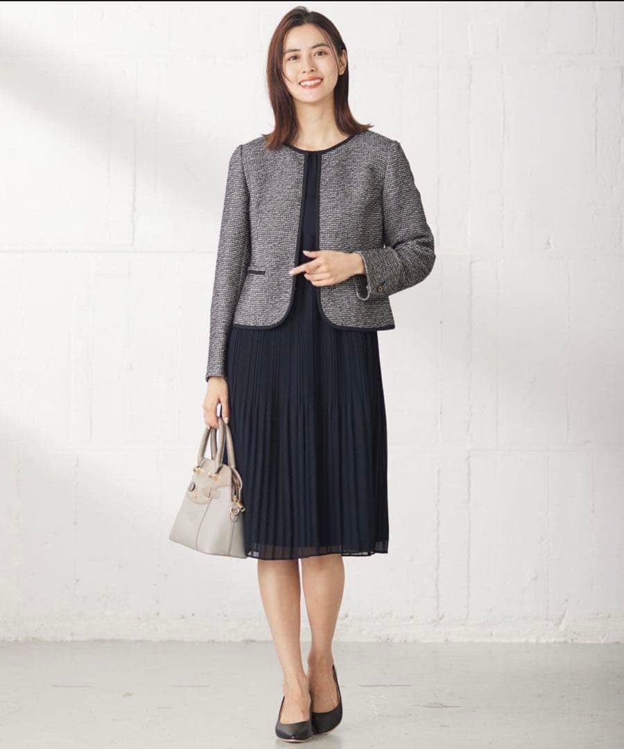 any SiS / エニシィス 【洗える】フェミニンプリーツ ワンピース