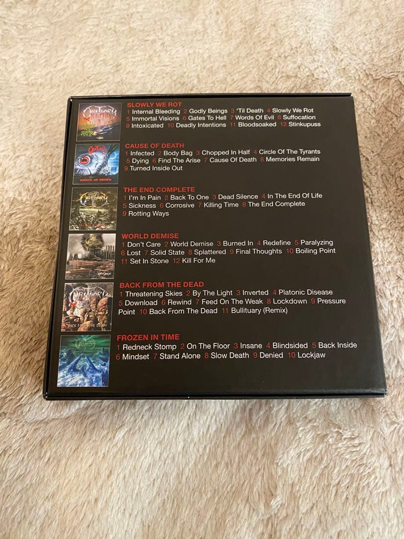 洋楽 obituary box set nydm nyhc