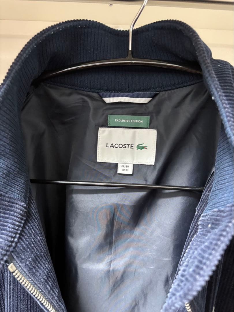 LACOSTE EXCLUSIVE EDITION コーデ ユロイブルゾン