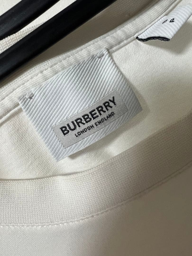 BURBERRY ロゴプリント Tシャツ ホワイト