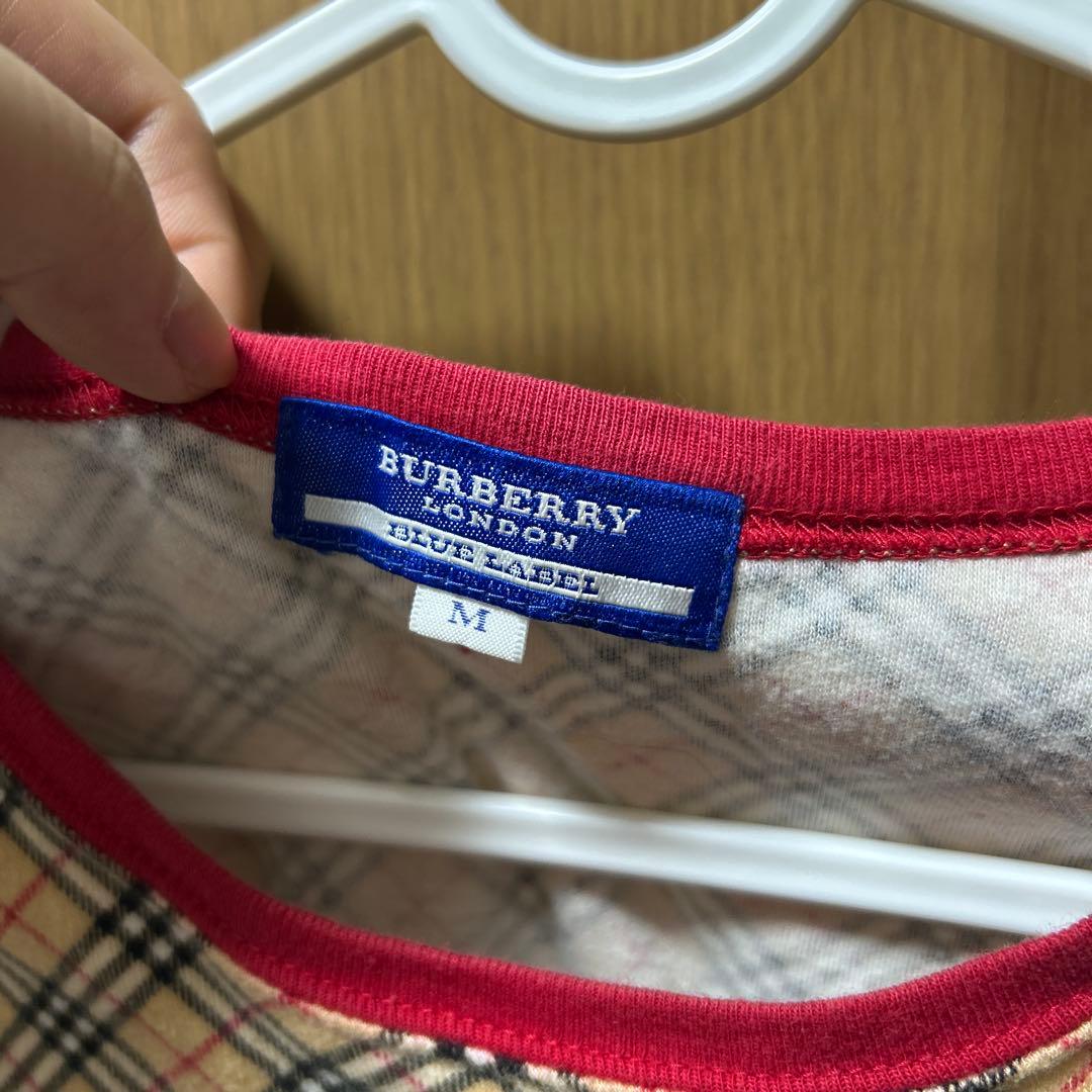 BURBERRY チェック柄 Tシャツ Mサイズ