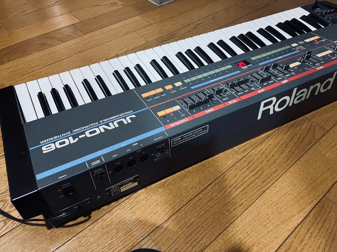 K*e様 Roland JUNO-106 アナログシンセサイザージャンク