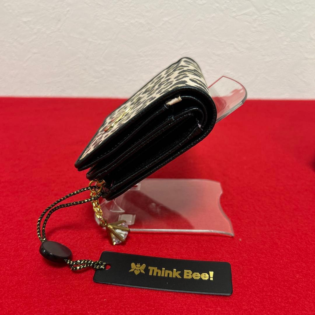 Think Bee シンクビー　未使用レディース財布　ヒョウ柄　箱付き