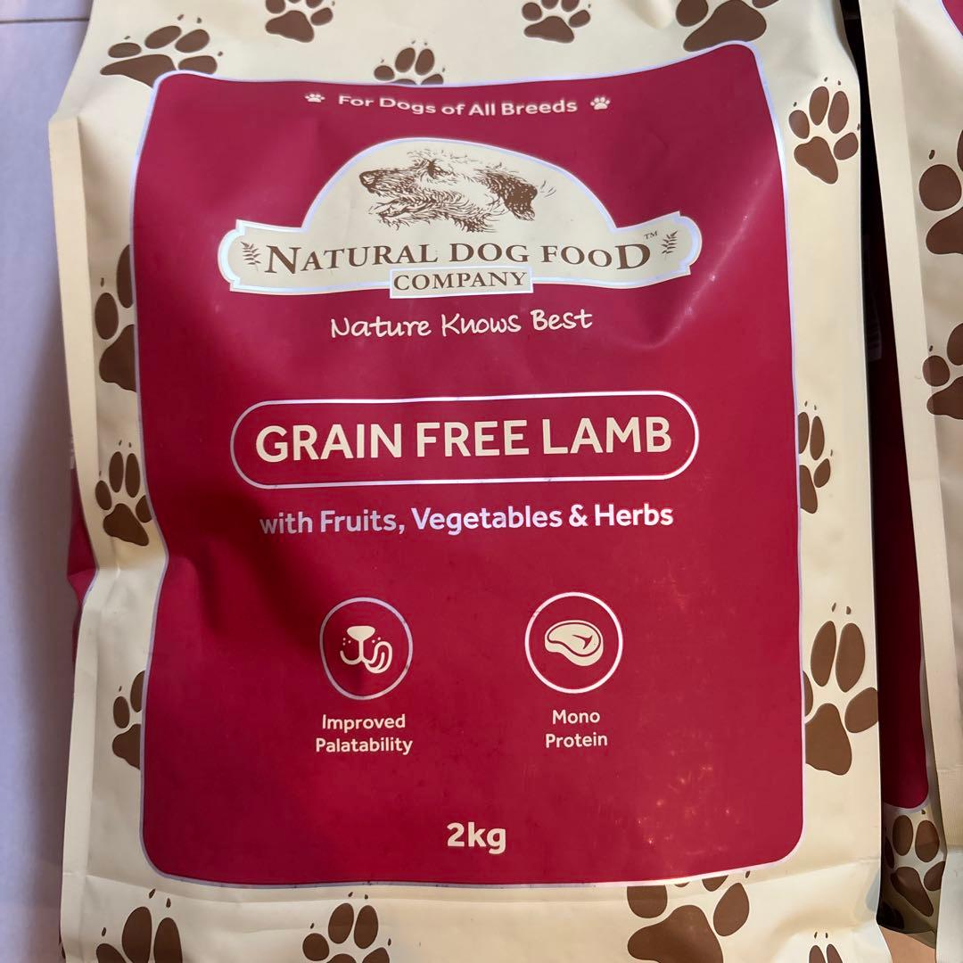 ⭐︎コスメショップ うさぎ アランズナチュラルドッグフードラム2kg ✖️2袋