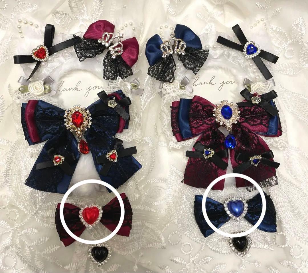 【25-104】ぬい服ちびぐるみ　いつぬい12センチリボン　　ハートヘッドドレス
