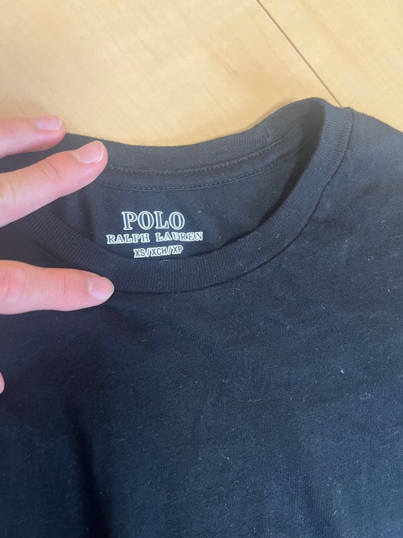 POLO RALPH LAUREN slim fit XS 1枚 ブラック