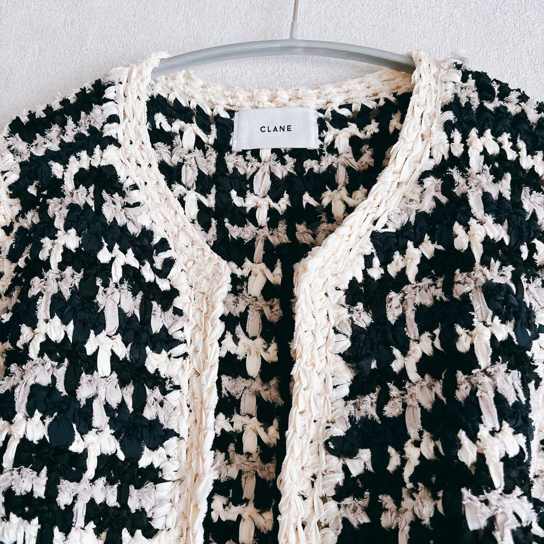 CLANE クラネVINTAGE TAPE HAND KNITCARDIGAN