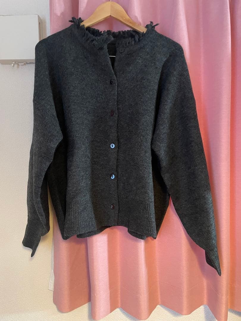 トップス miandmou 2way fringe cardigan