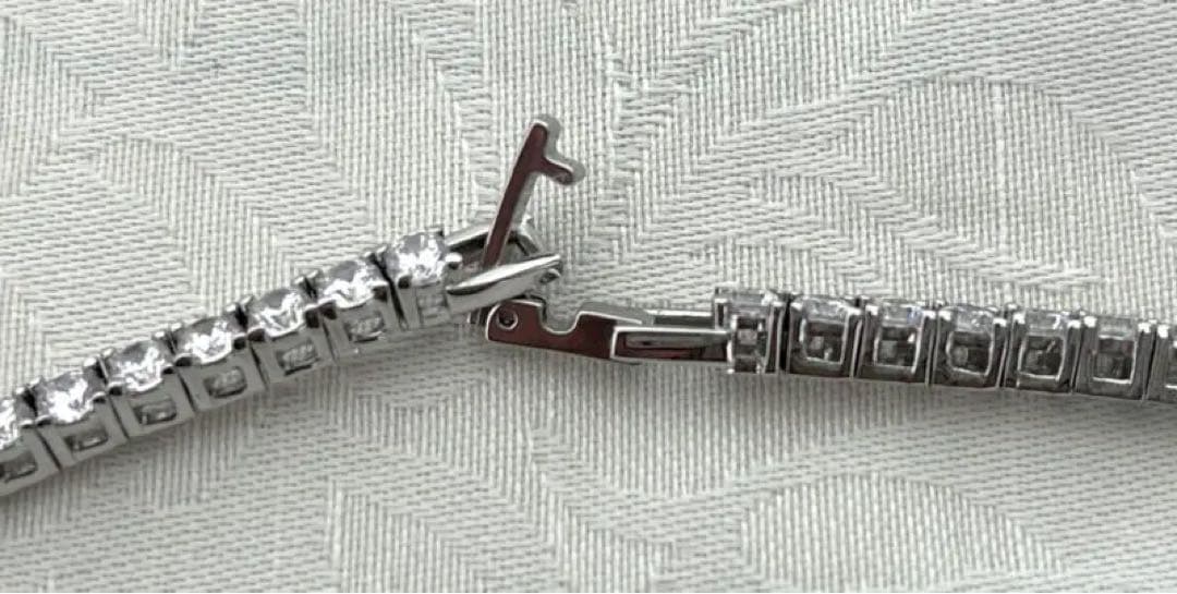 KRKC 3MM CZダイヤ テニス チェーン