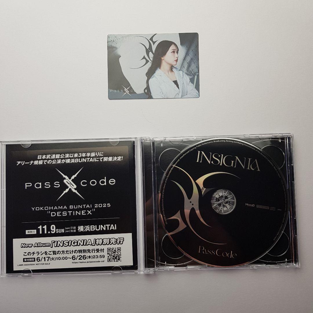 PassCode INSIGNIA 初回限定盤 CD＋Blu-ray