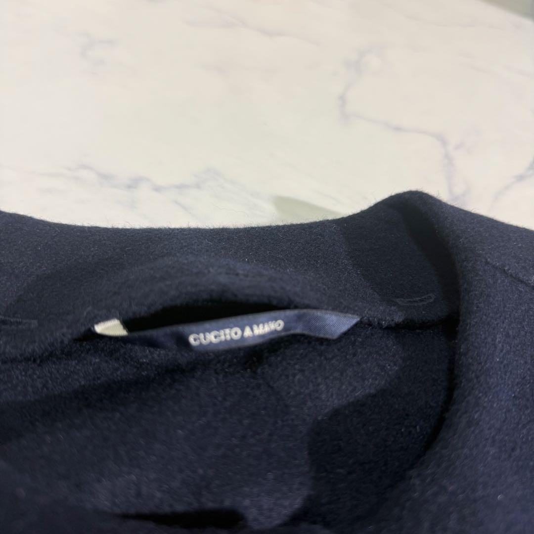 美品Max Mara TheCube クチートアマーノ　アンゴラノーカラーコート