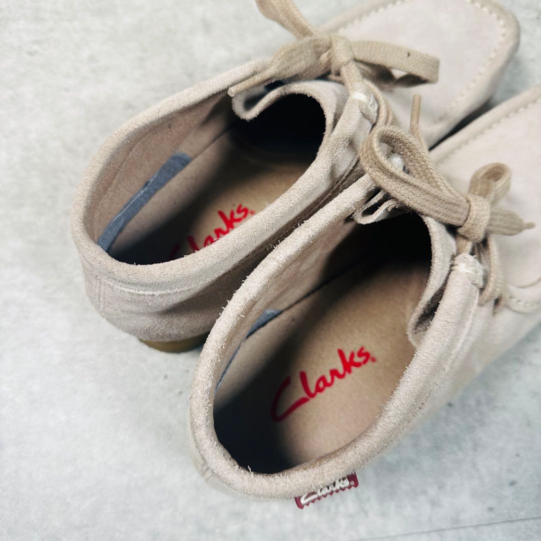 CLARKS クラークス ワラビー シューズ 革靴 ブーツ モカシン ベージュ
