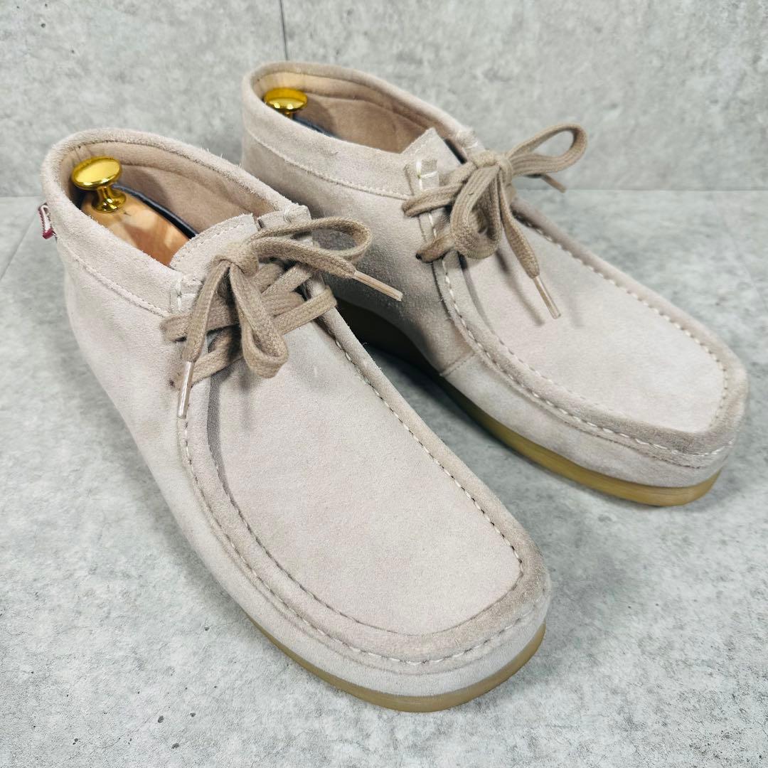 CLARKS クラークス ワラビー シューズ 革靴 ブーツ モカシン ベージュ
