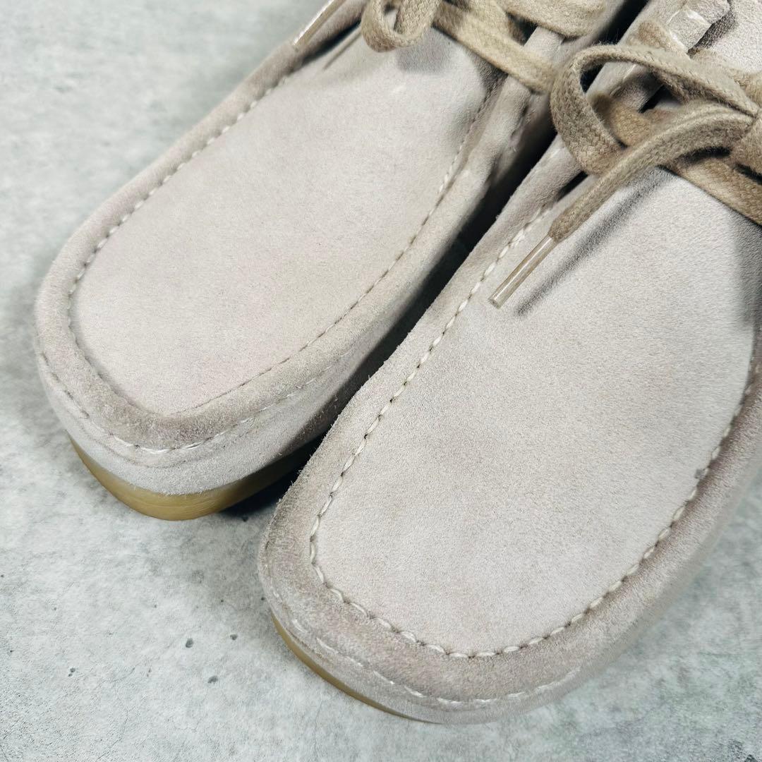 CLARKS クラークス ワラビー シューズ 革靴 ブーツ モカシン ベージュ