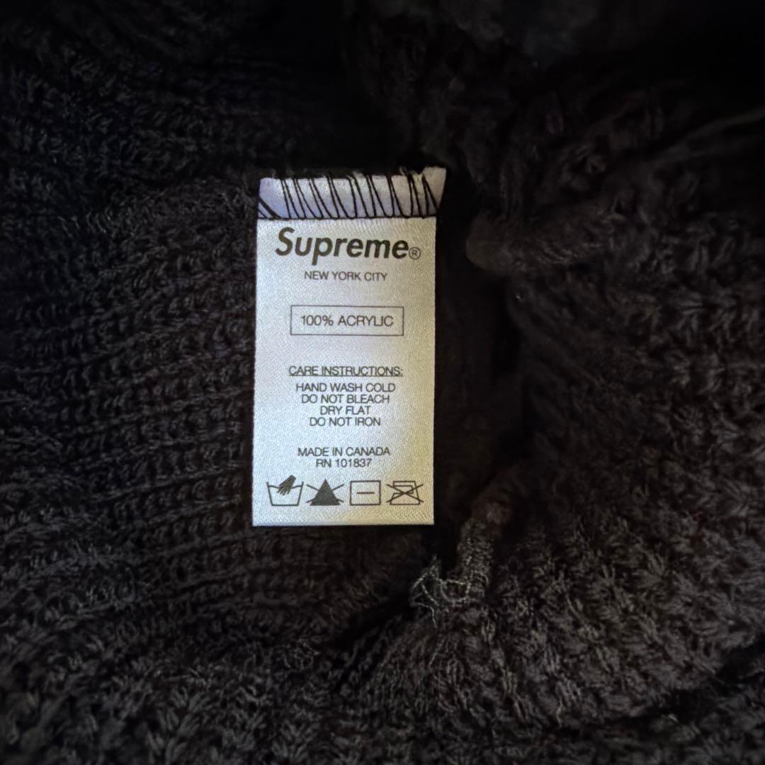 【本日限定値下げ】Supreme ニット帽 ブラック