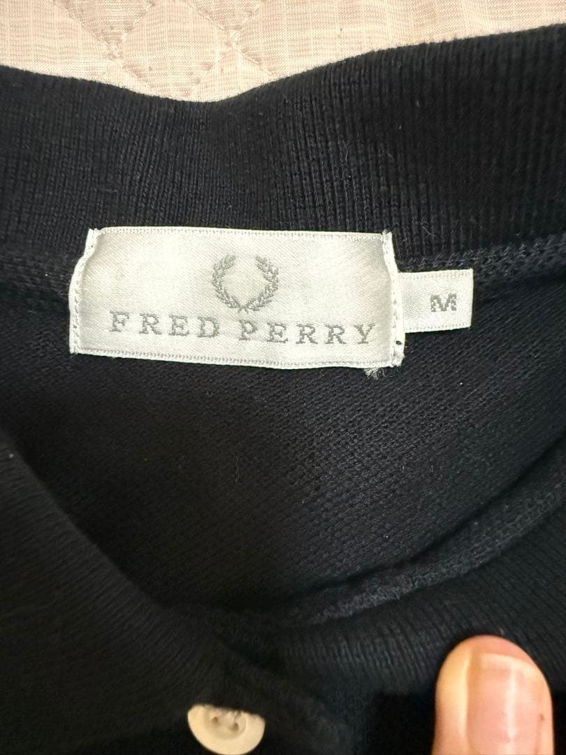 FREDPERRY 半袖ポロシャツ ブラック