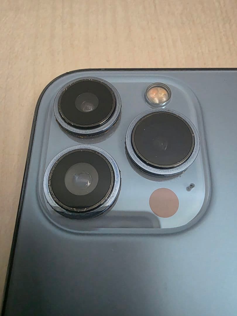 Apple iPhone 13 Pro Max画面美品バッテリー新品カメラ難あり
