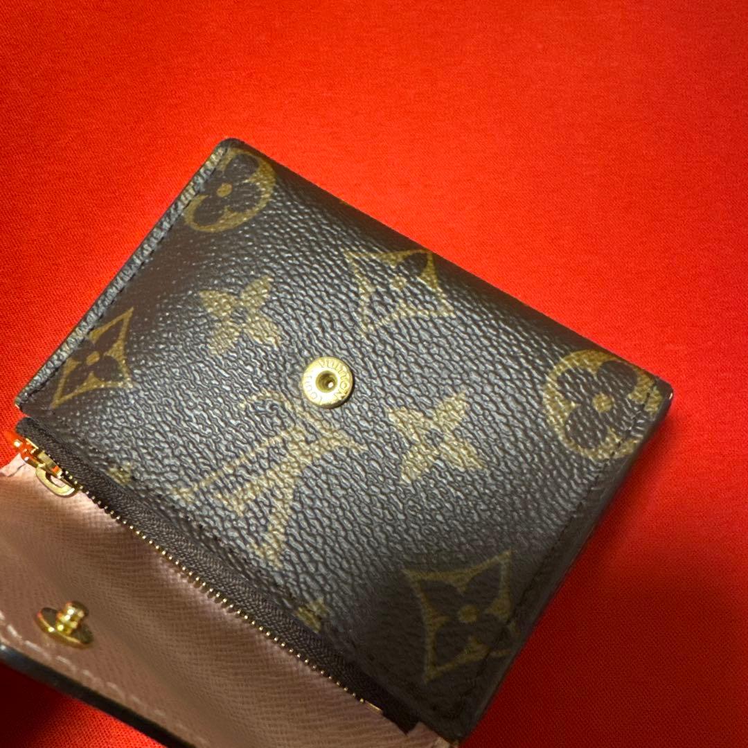 ルイヴィトン　ポルトフォイユ・ゾエ　ピンク　財布