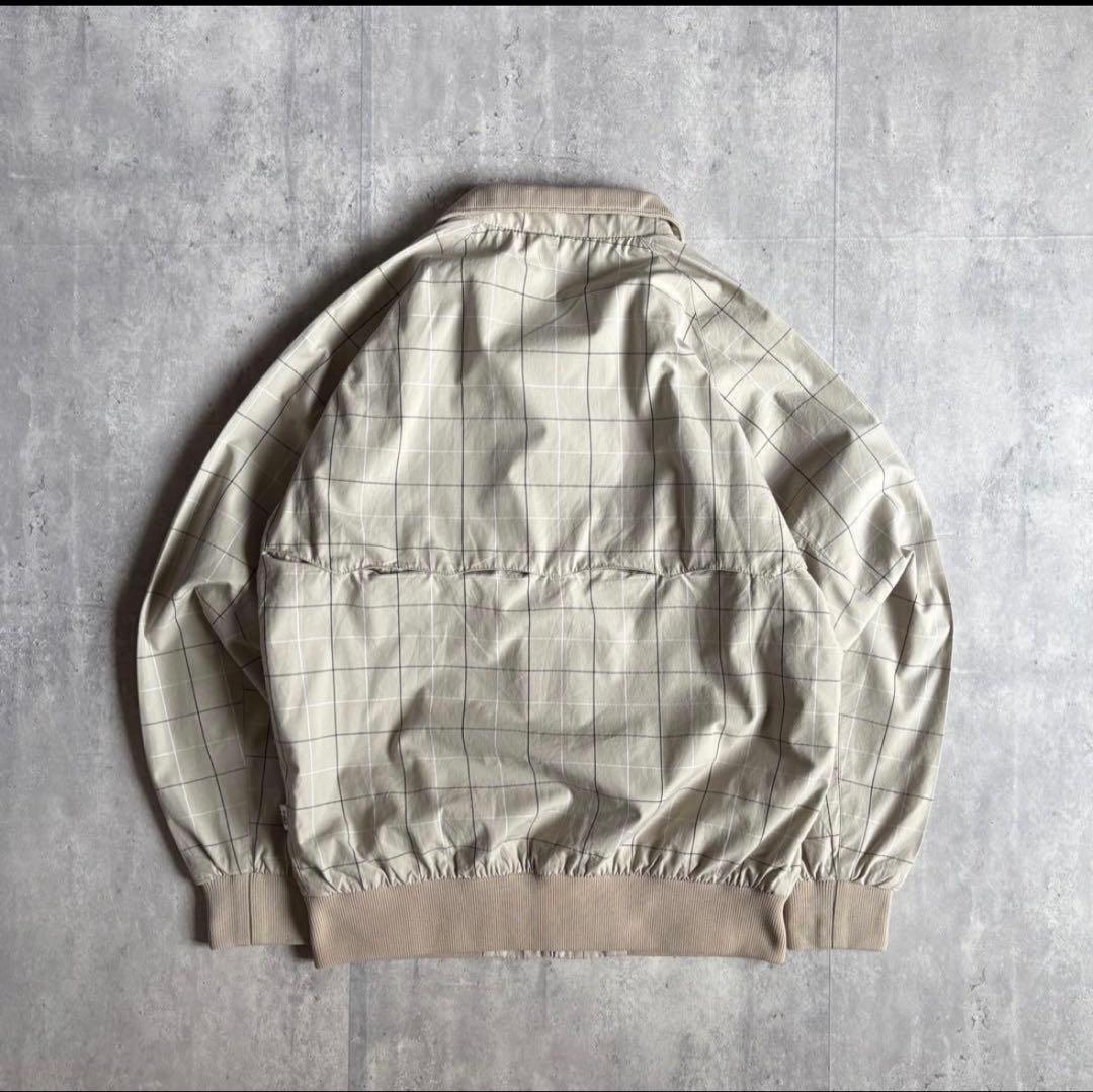 【BARACUTA】ハリントンジャケット　スイングトップ　チェック　短丈　UK