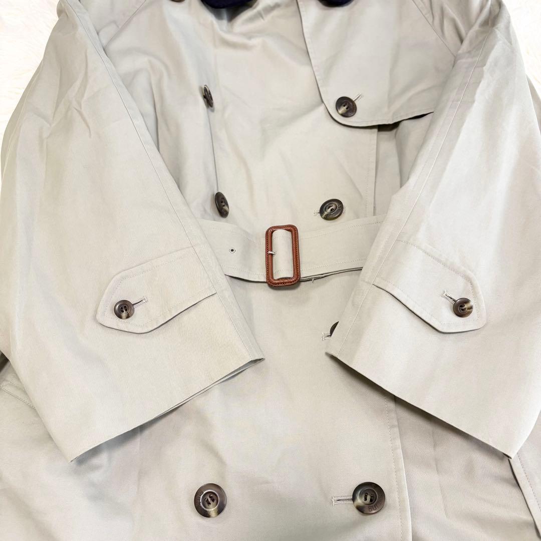 【極美品 二枚襟】Burberrys 白タグ トレンチコート ベルト ライナー付