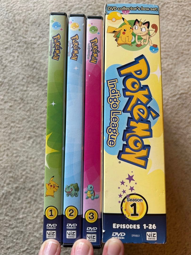ポケモンDVD 北米版　５枚セット　英語
