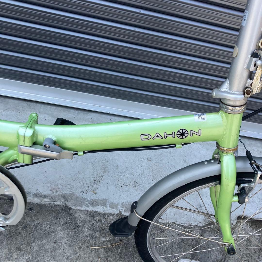 ビンテージ DAHON ダホン メトロ 折り畳み自転車 20インチ グリーン
