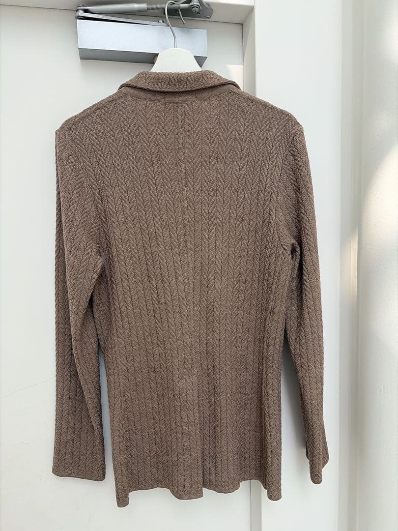 LARDINI ラルディーニ ニットジャケット ブラウン Sサイズ