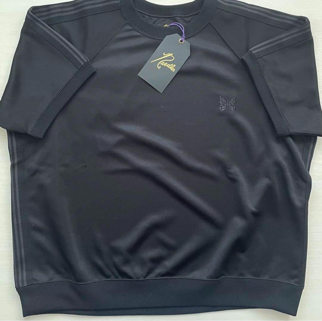 トラッククルーネックTシャツ　L ブラック　グレー 5-2 ※タグなし