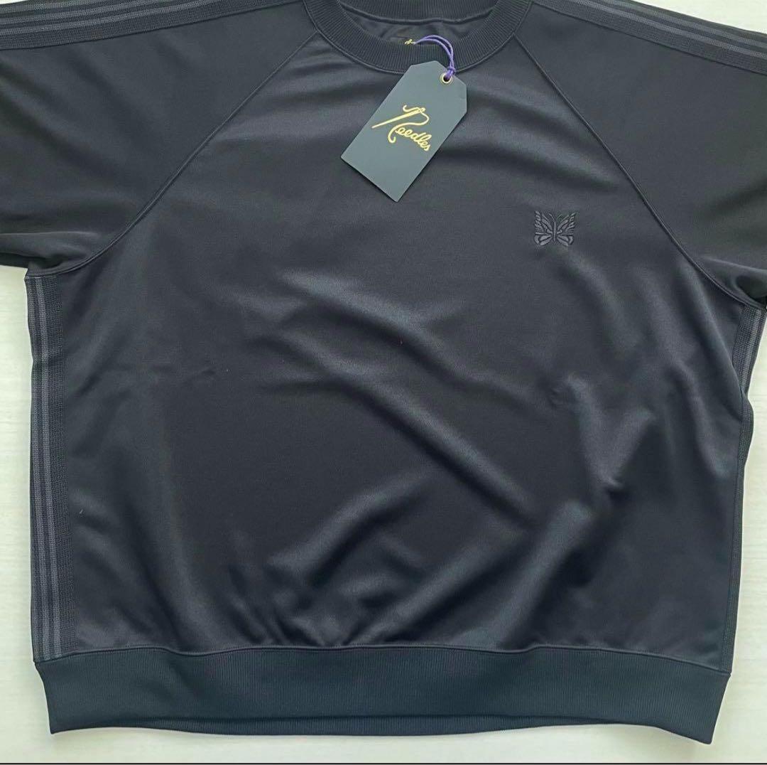 トラッククルーネックTシャツ　L ブラック　グレー 5-2 ※タグなし