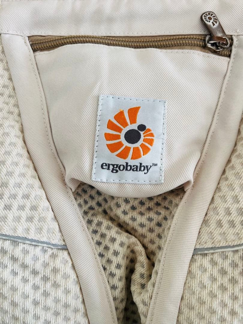 美品ergobaby OMNI breeze 抱っこひもナチュラルベージュ