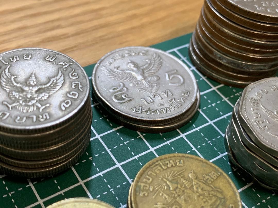 タイ　記念硬貨　旧硬貨　サタン　バーツ　　まとめ売り
