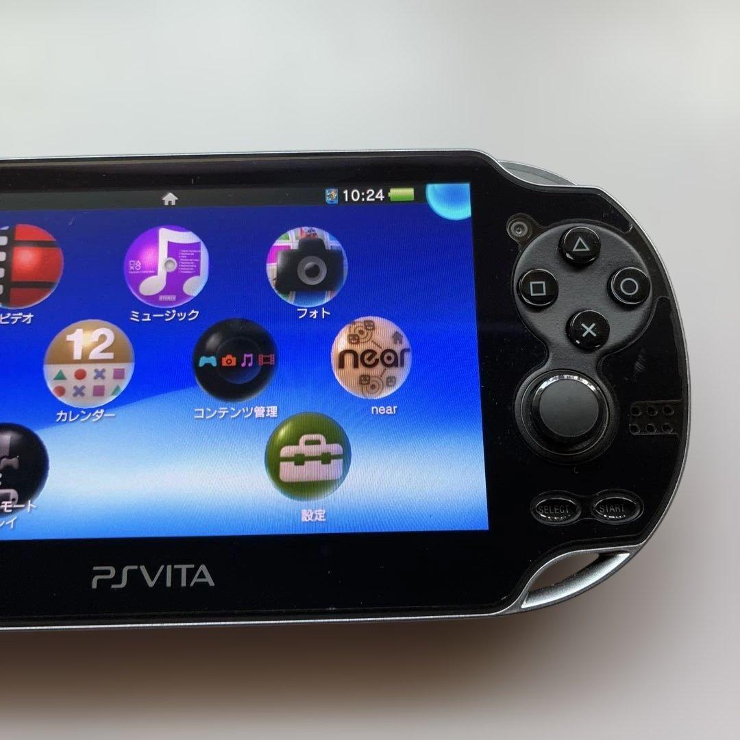 【美品】　PSVITA PCH-1000 クリスタル・ブラック 箱付き