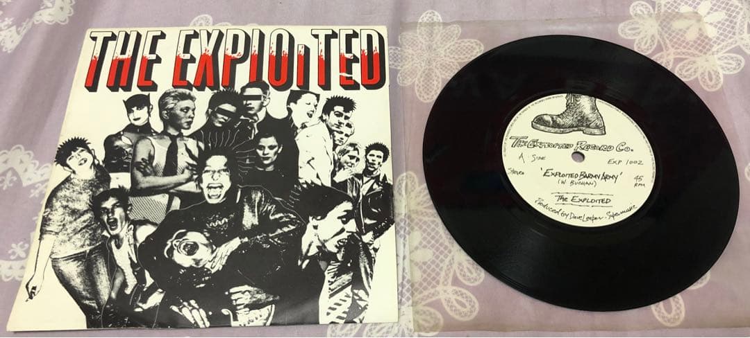 レア 初期 シングル THE EXPLOITED BARMY ARMY ７インチ