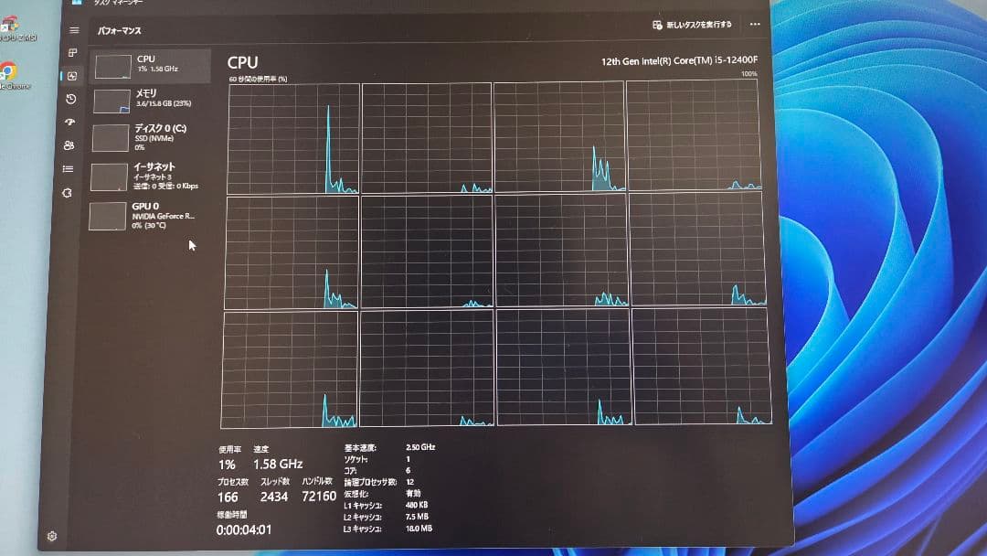 i5 12400F + B660M マザーボード + DDR4 16GB