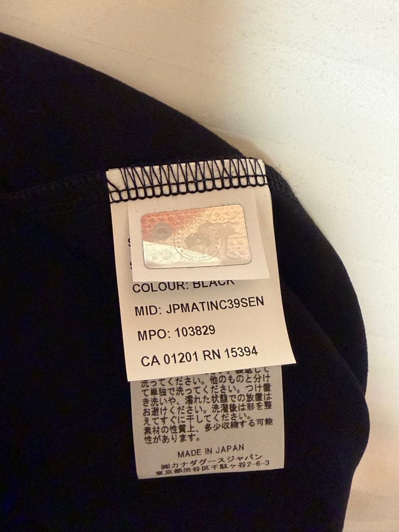 カナダグース　セコイアロングスリーブTシャツ　M ブラック