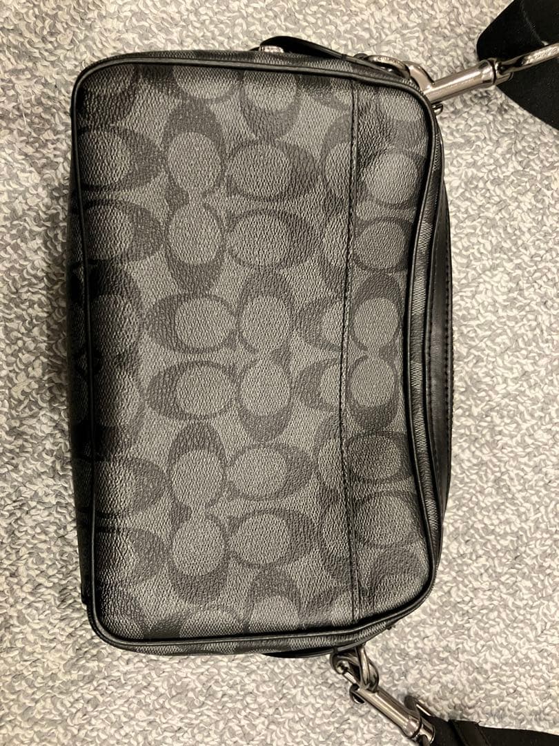 COACH コーチ ショルダーバッグ シグネチャー グラハム 黒