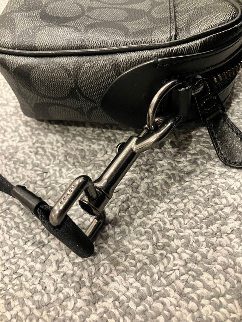 COACH コーチ ショルダーバッグ シグネチャー グラハム 黒